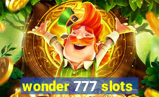 wonder 777 slots