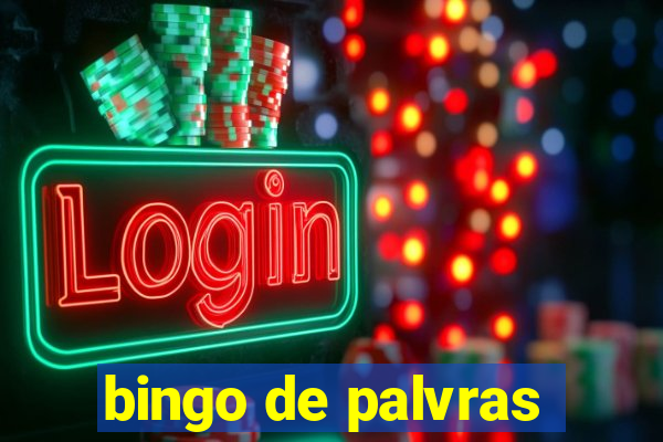 bingo de palvras