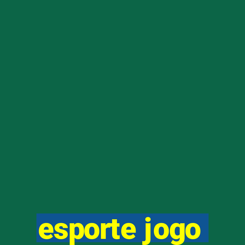 esporte jogo