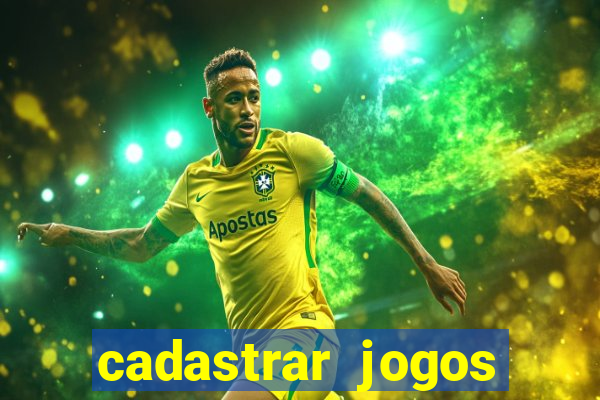 cadastrar jogos online caixa