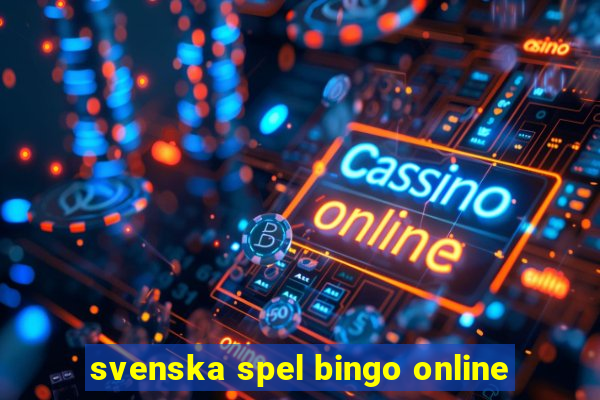 svenska spel bingo online