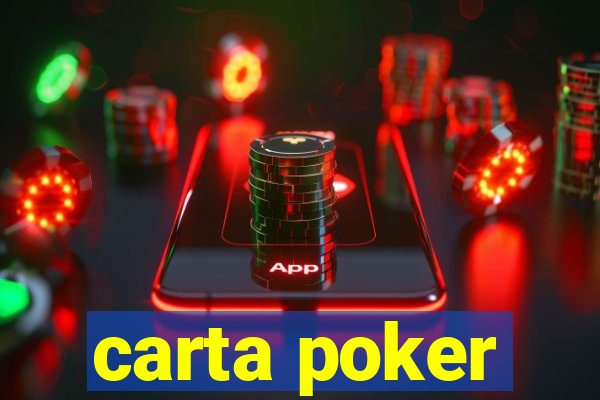 carta poker