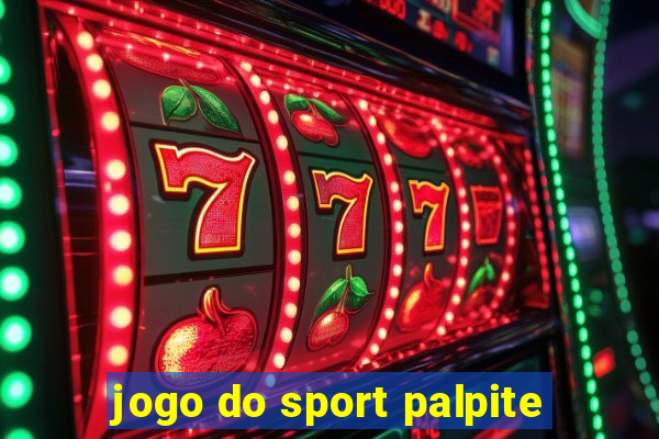 jogo do sport palpite