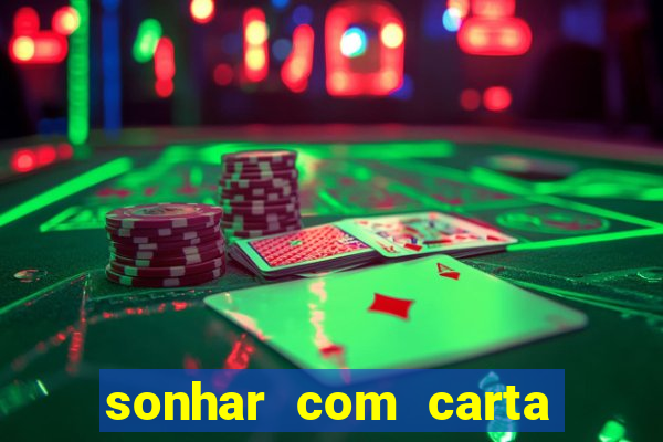 sonhar com carta livro dos sonhos