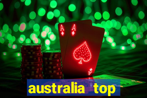 australia top online casino