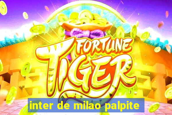 inter de milao palpite