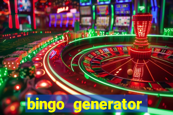 bingo generator with images