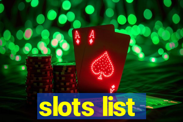 slots list