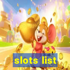 slots list