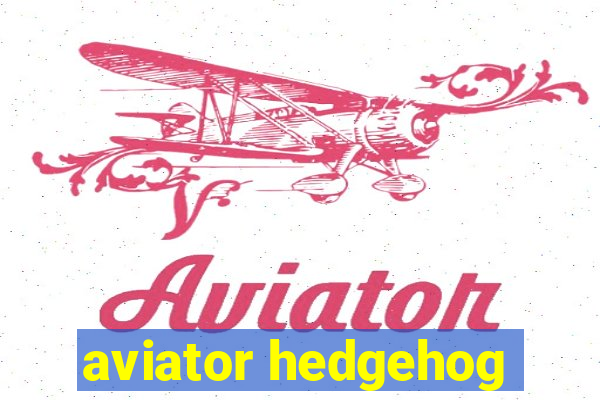 aviator hedgehog