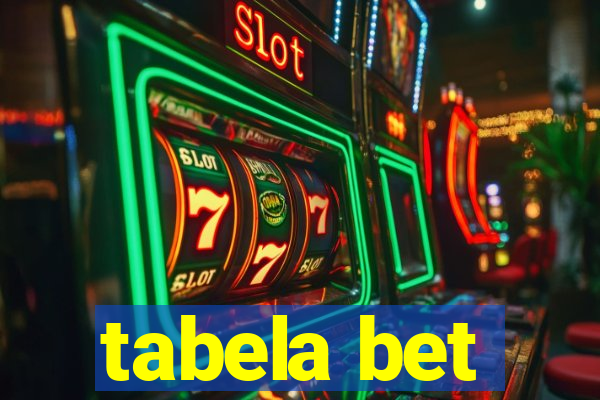 tabela bet