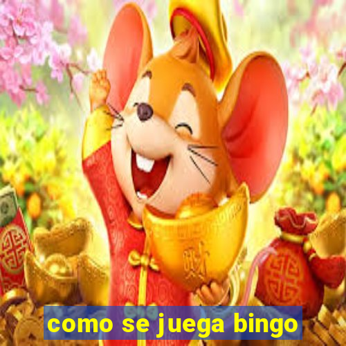 como se juega bingo