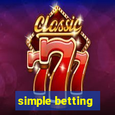 simple betting