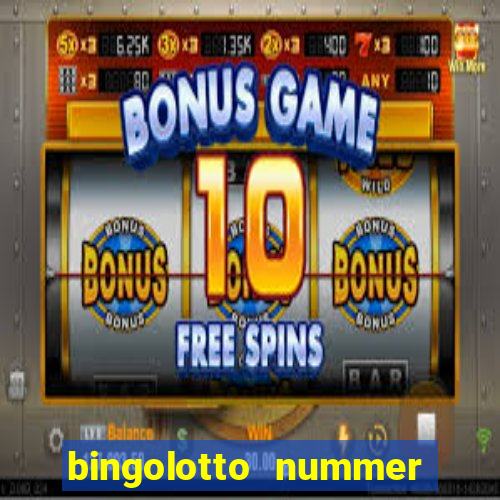 bingolotto nummer ettans bingo