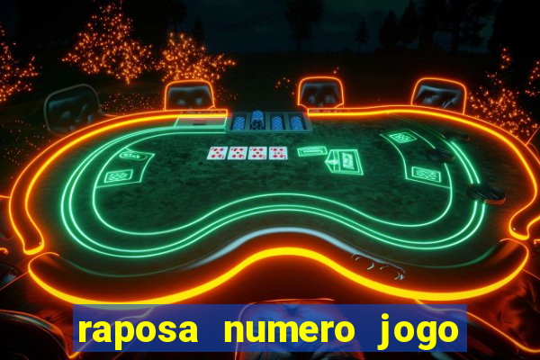 raposa numero jogo do bicho