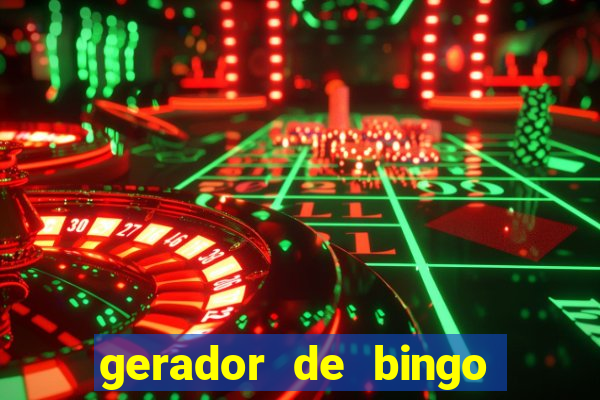 gerador de bingo cha de bebe