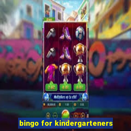 bingo for kindergarteners