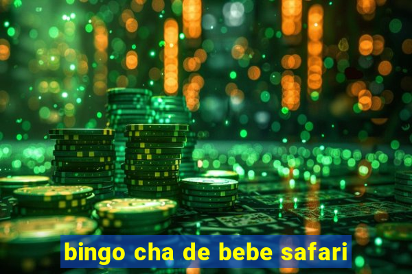 bingo cha de bebe safari