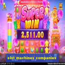 slot machines companies