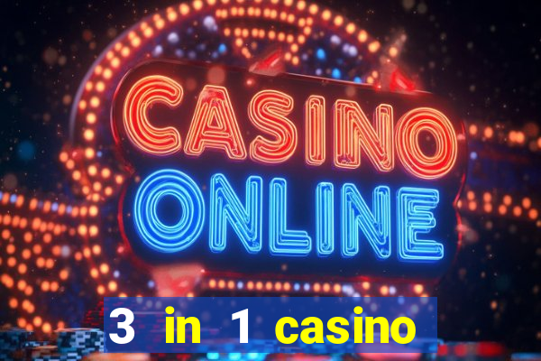 3 in 1 casino game set