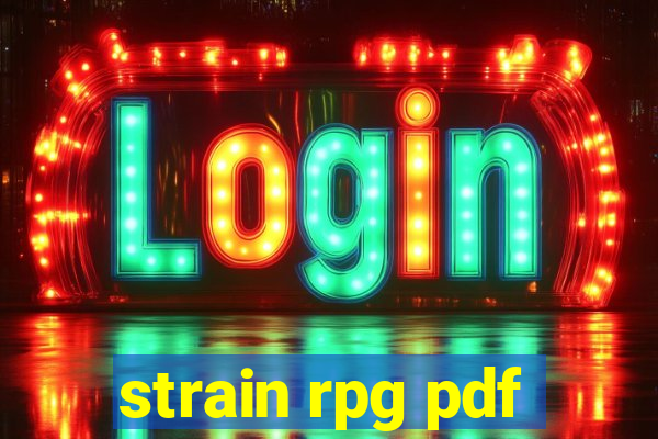 strain rpg pdf