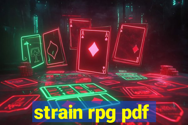 strain rpg pdf