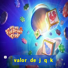 valor de j q k en blackjack