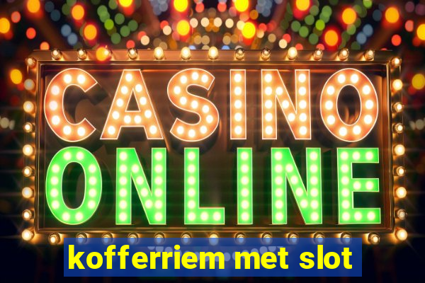 kofferriem met slot