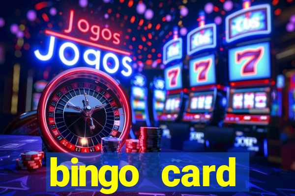 bingo card generator with pictures