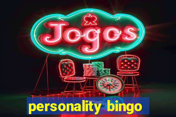 personality bingo