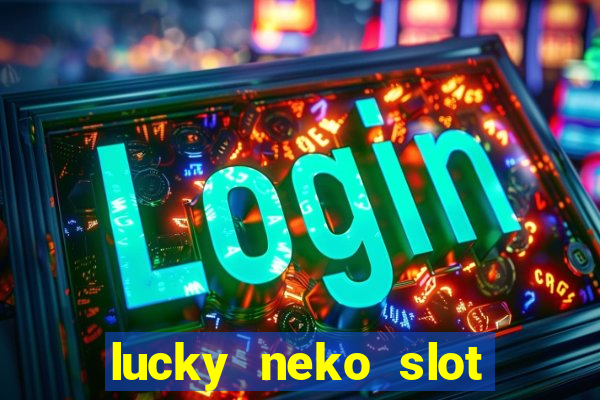 lucky neko slot logo png