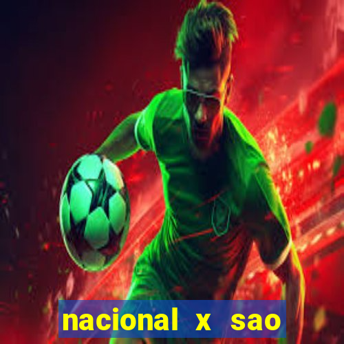 nacional x sao paulo palpites