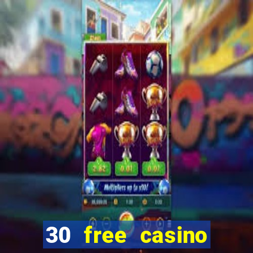 30 free casino bonus no deposit