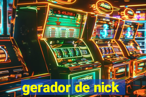 gerador de nick