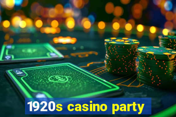 1920s casino party