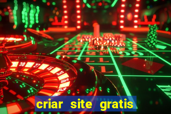 criar site gratis de jogos