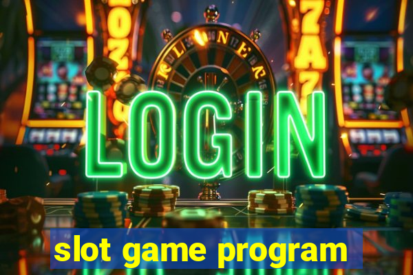 slot game program