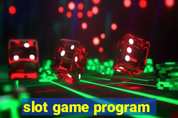 slot game program