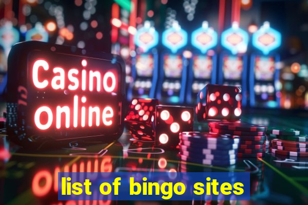 list of bingo sites