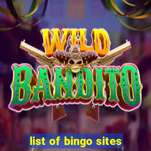 list of bingo sites