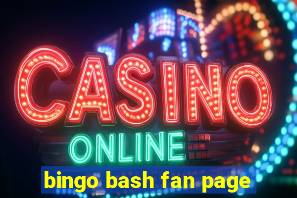 bingo bash fan page