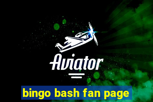 bingo bash fan page