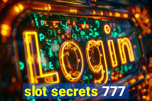 slot secrets 777