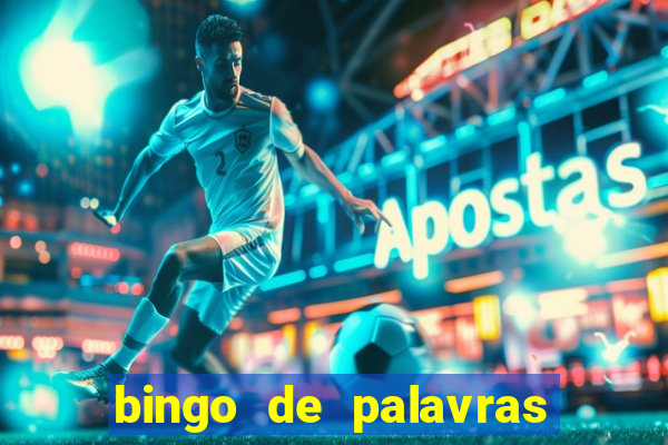 bingo de palavras 3 ano