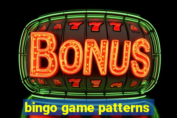 bingo game patterns