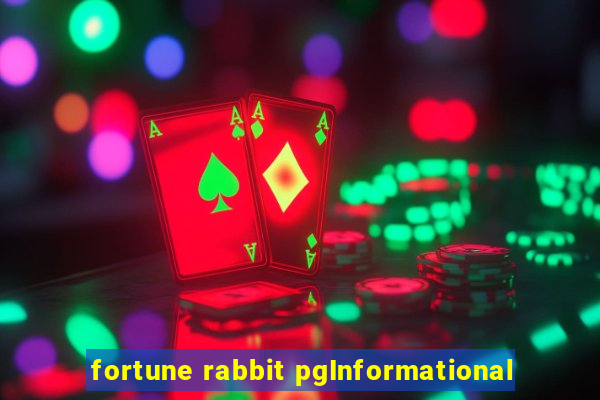 fortune rabbit pgInformational