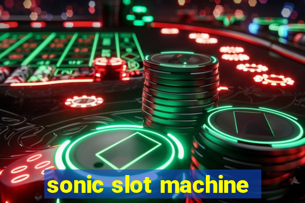 sonic slot machine