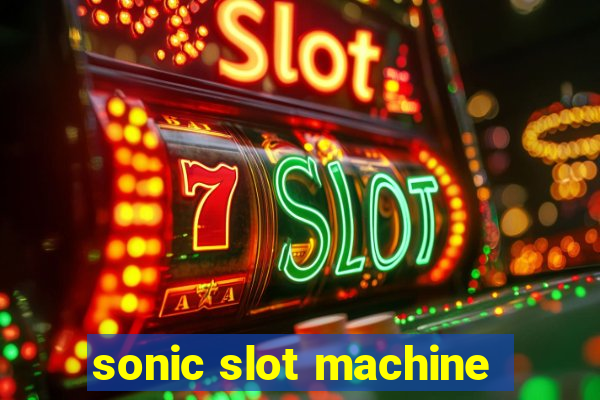 sonic slot machine