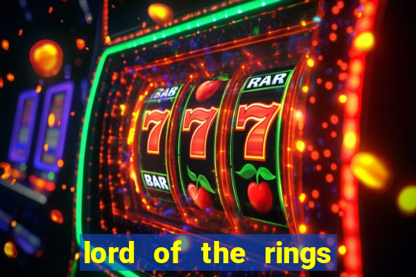 lord of the rings slot machine