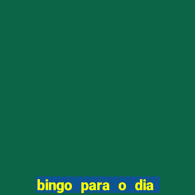 bingo para o dia das crian?as